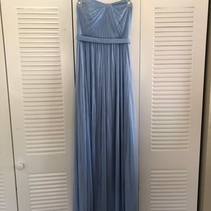 Strapless convertible gown